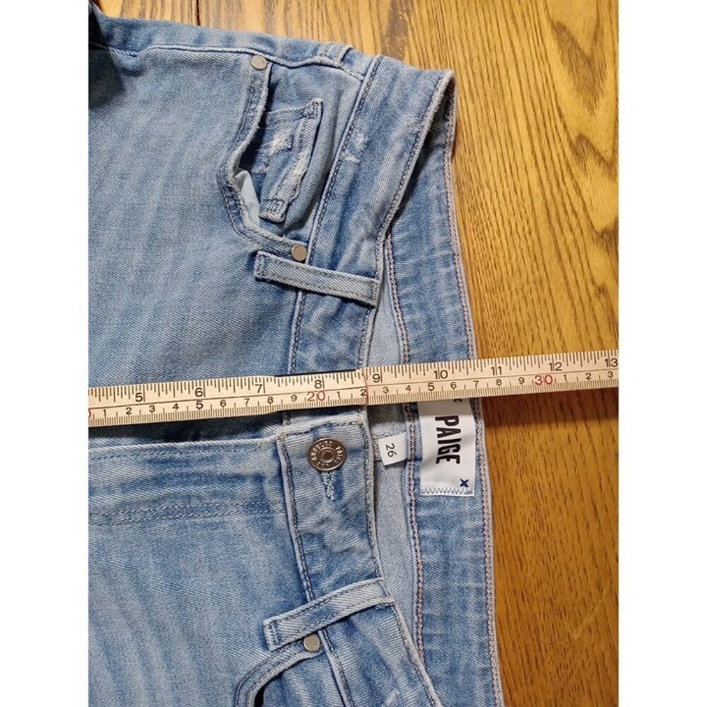 PAIGE Womens Jeans 26 BLUE BRIGITTE Preowned Work Casual Summer Spring Winter - Picture 6 of 11